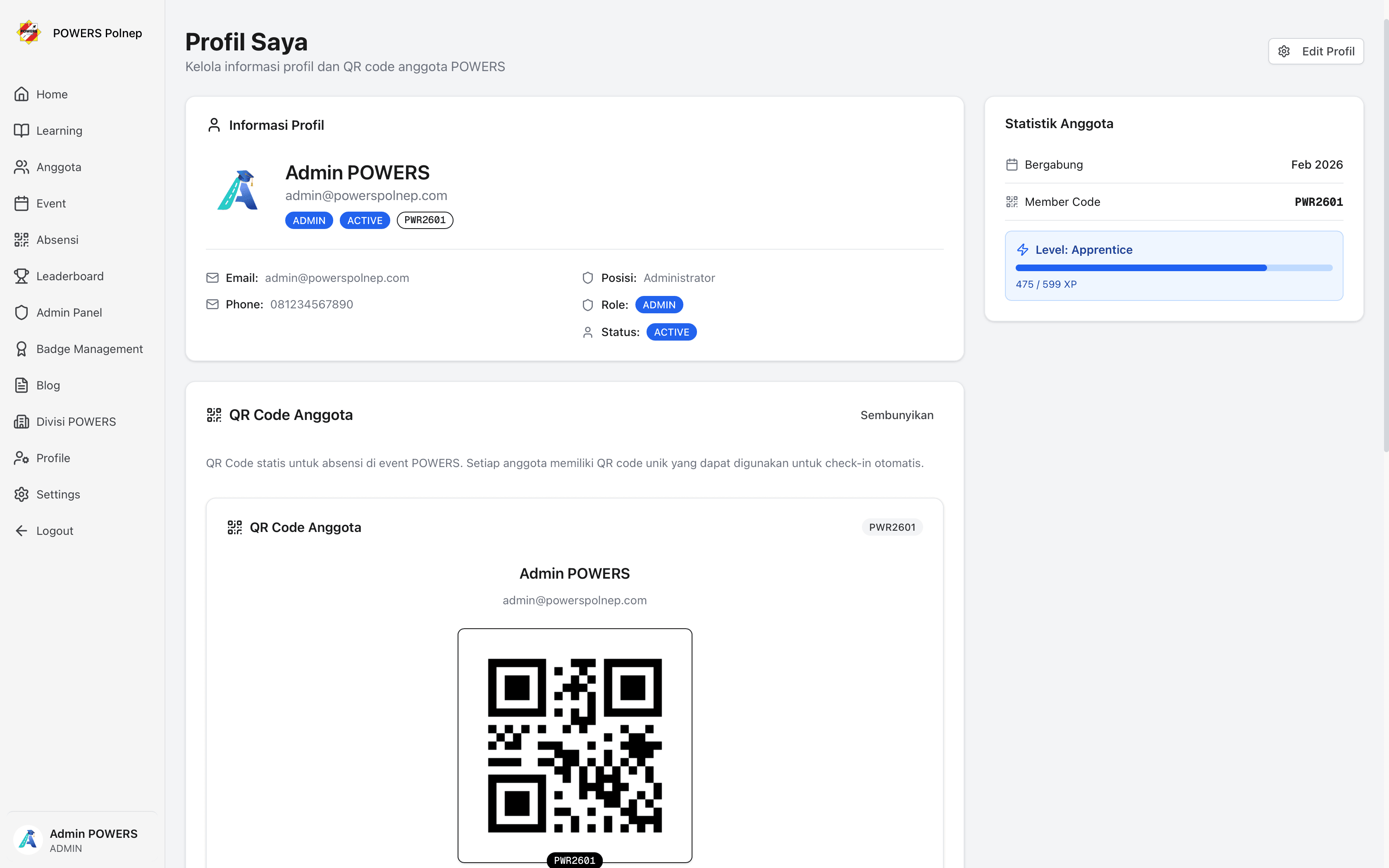 POWERS Polnep about section preview