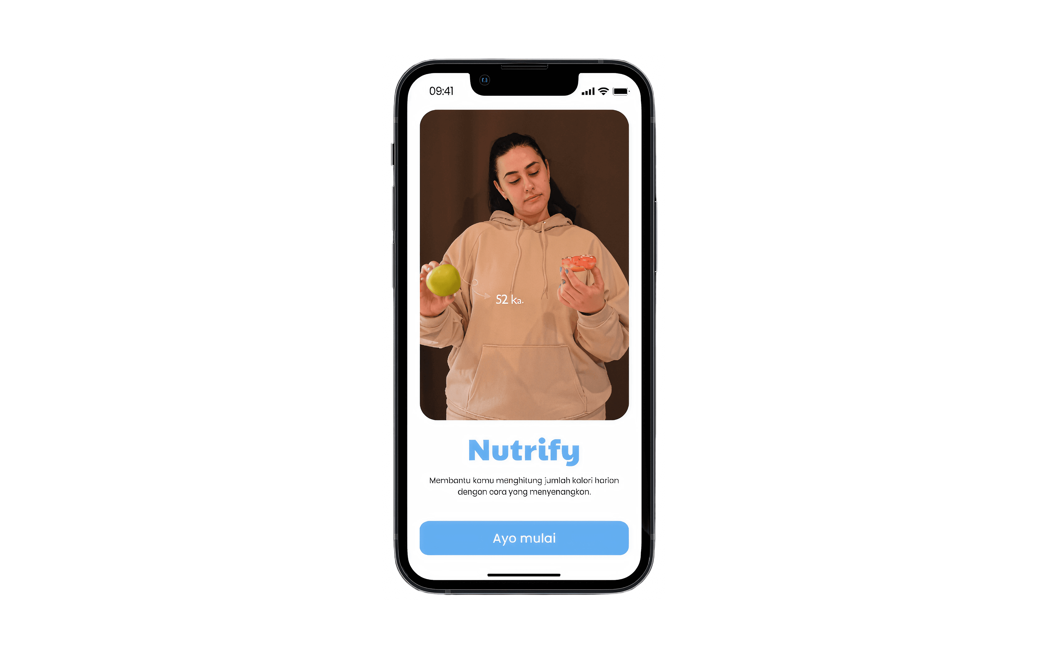 Nutrify mobile app UI concept cover preview