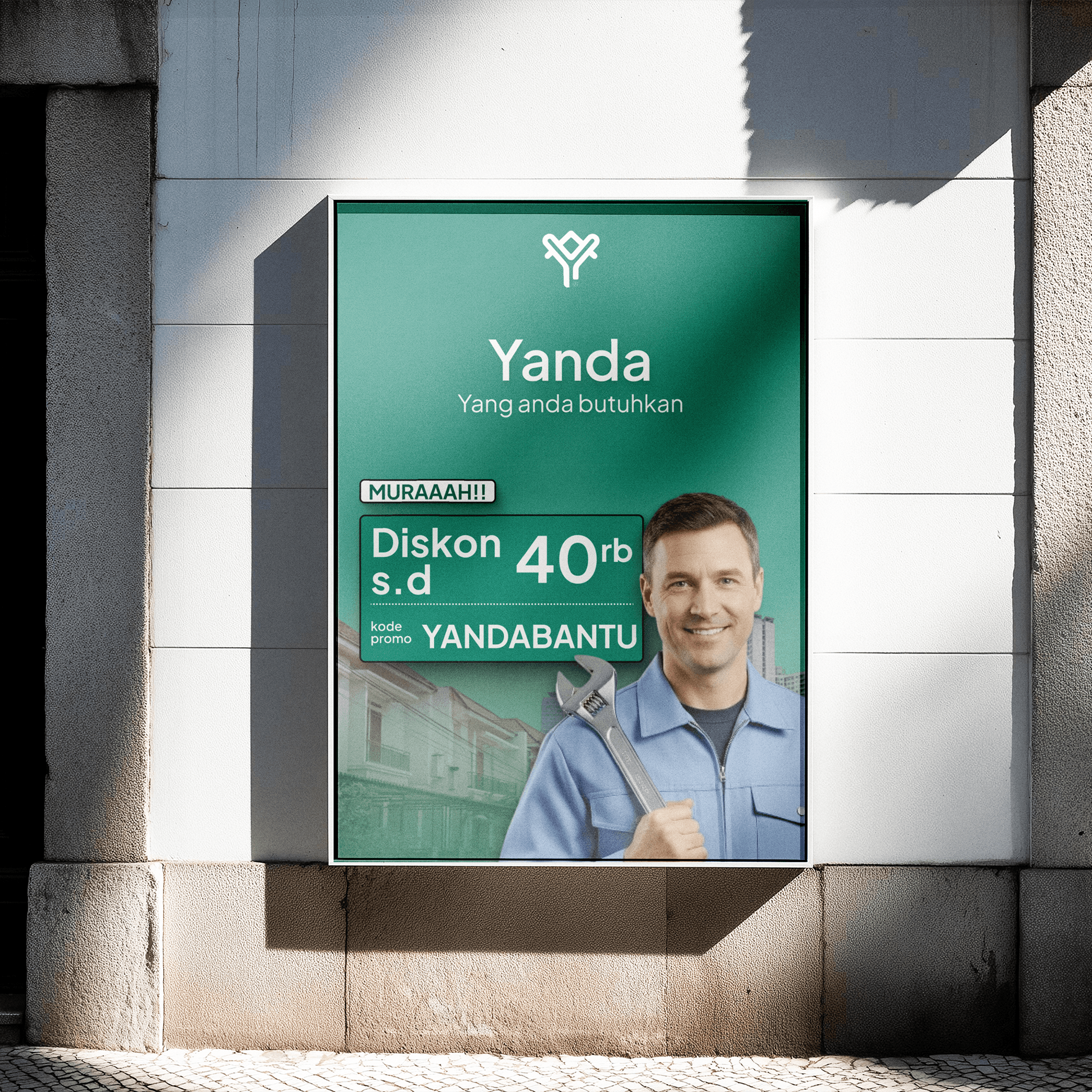 Yanda service marketplace mobile interface preview